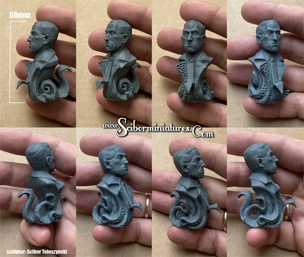 H.P. Lovecraft Bust 60mm