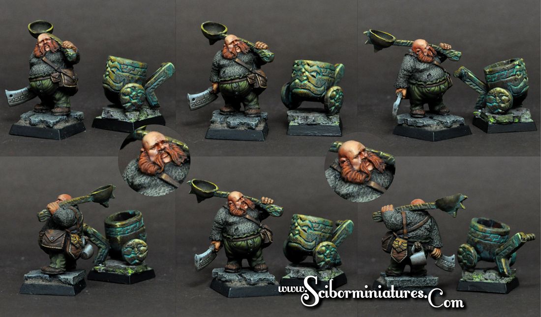 28mm/30mm Dwarf Cook