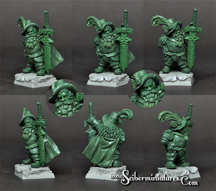 28mm/30mm Dwarf Landsknecht