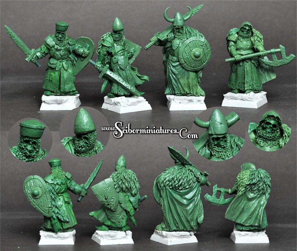 28mm/30mm Undead Warriors Set 4