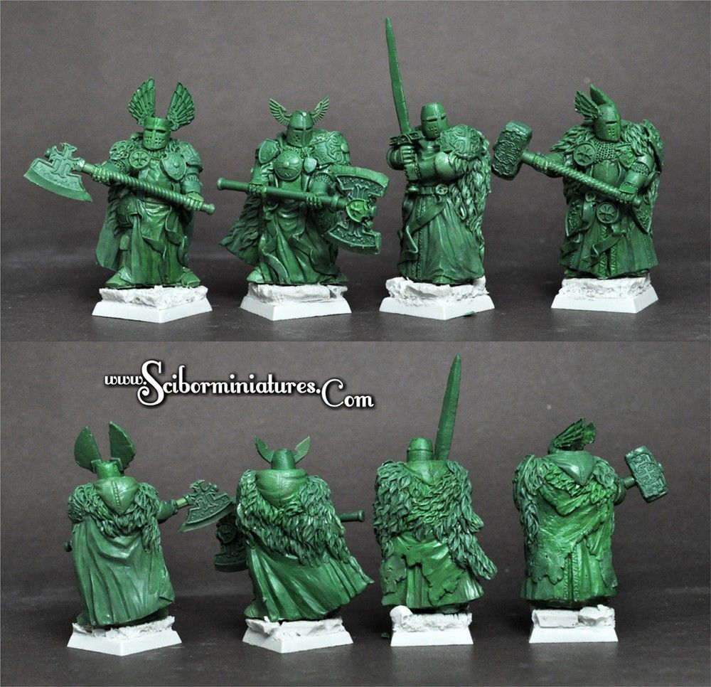 28mm/30mm Paladins Miniatures Set 2