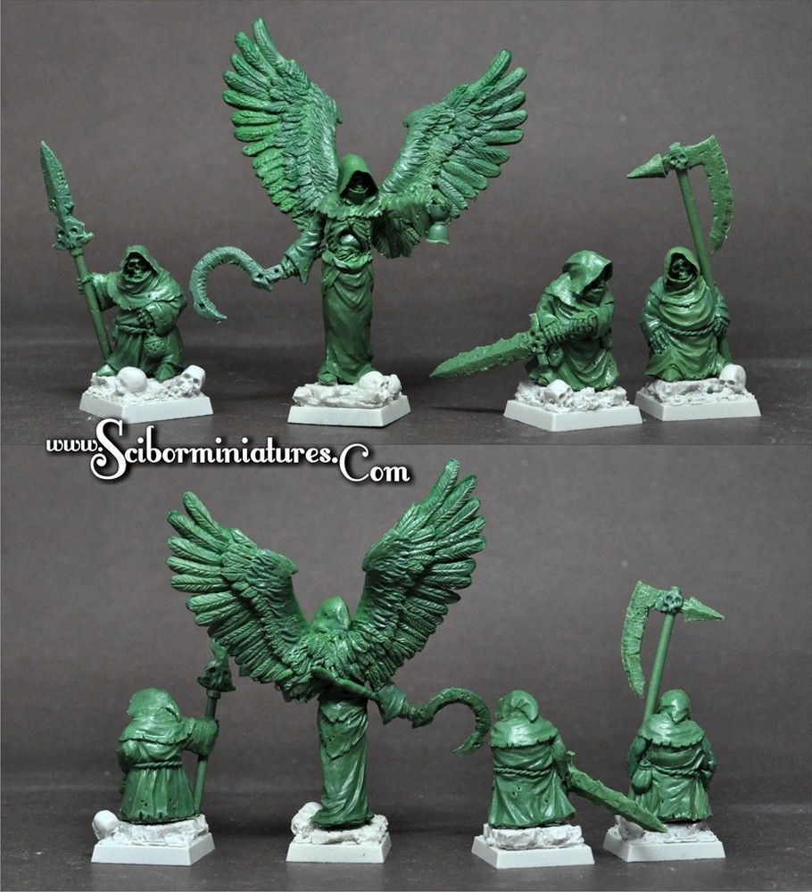 Angel of Death & Retinue 4 Miniatures Set