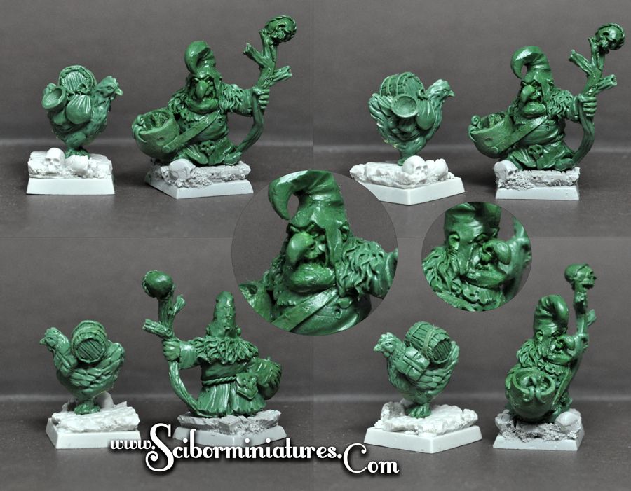 28mm/30mm Goblin Shaman 1