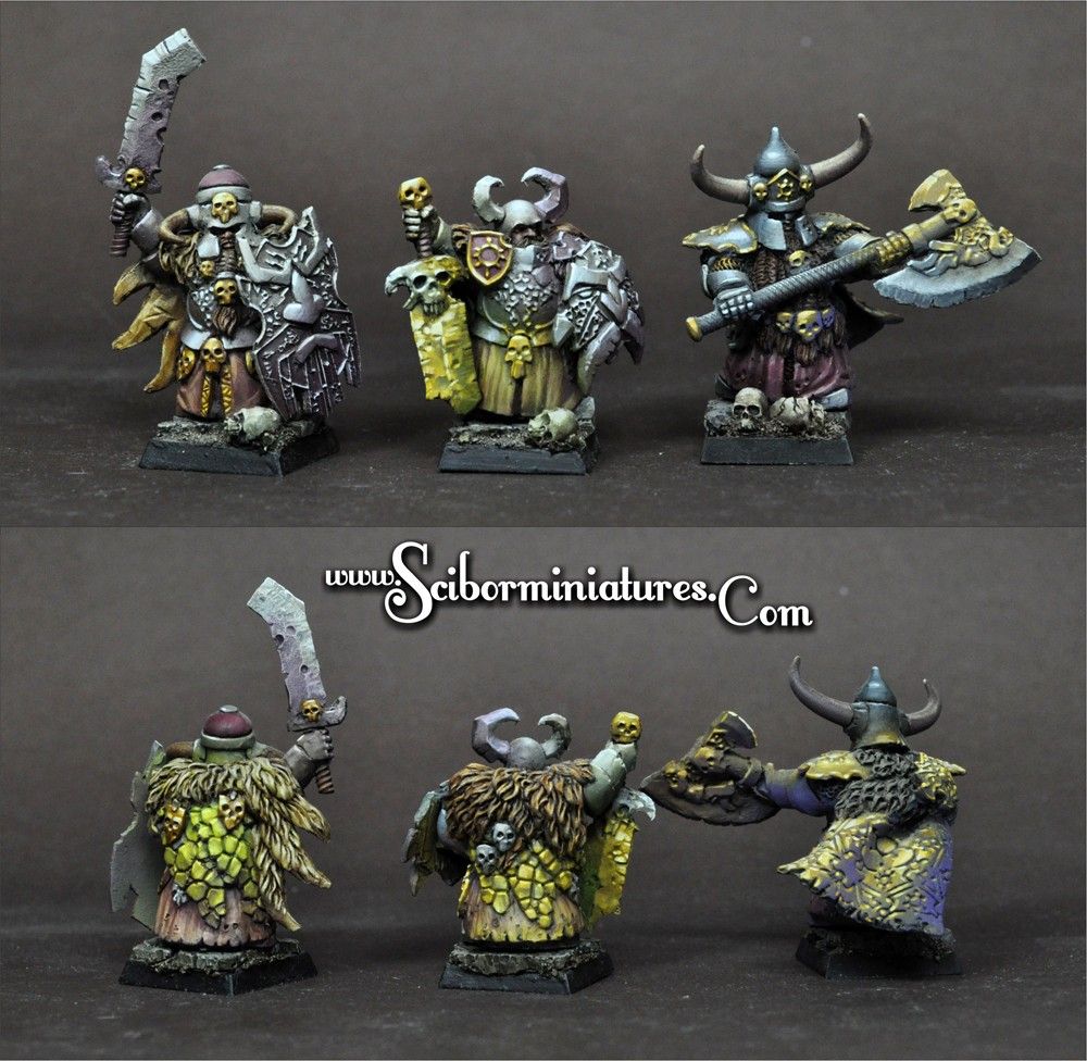 Evil Dwarves Lords Set 1