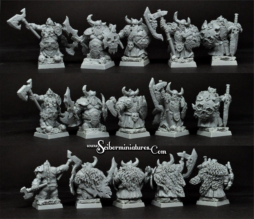 Evil Dwarves Lords Set 3