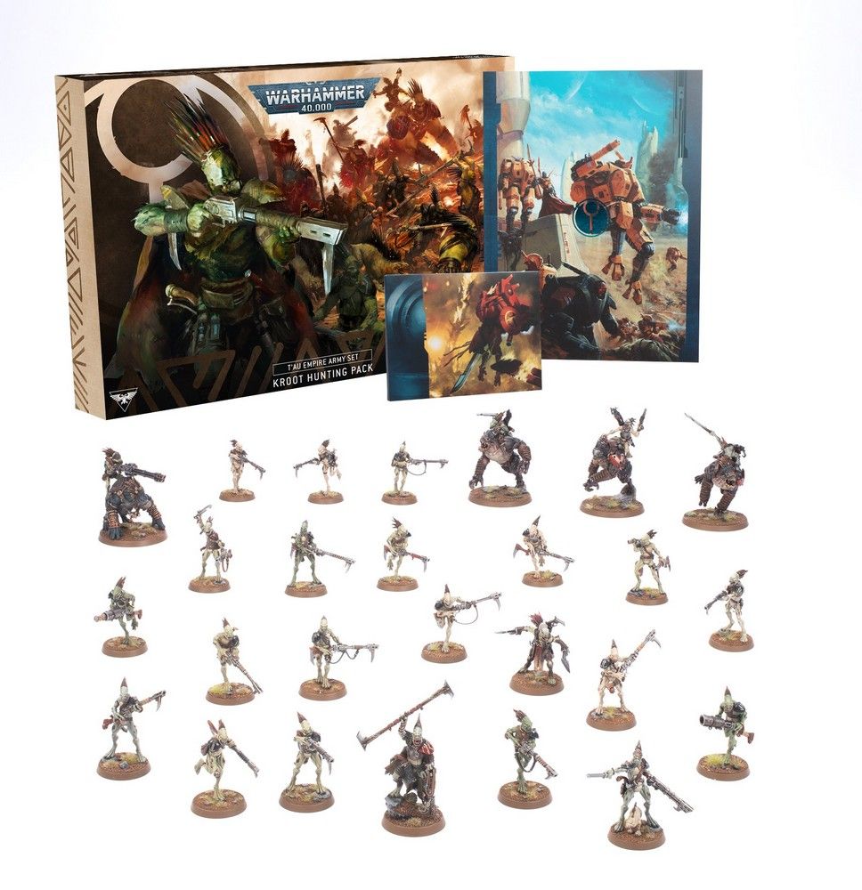 T'au Empire: Army Set: Kroot Hunting Pack- English