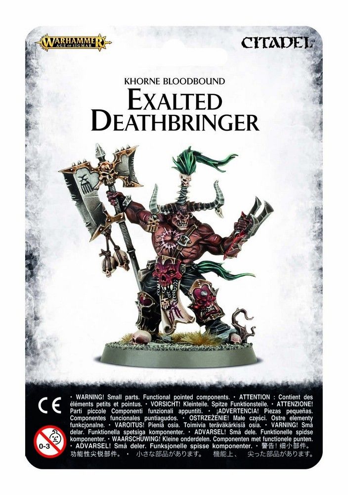 Khorne Bloodbound Exalted Deathbringer with Ruinous Axe