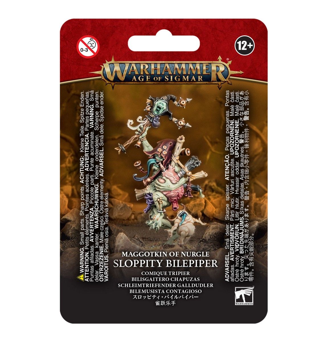 Daemons Of Nurgle: Sloppity Bilepiper: Herald Of Nurgle