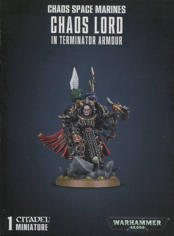 Chaos Space Marines: Chaos Lord in Terminator Armour
