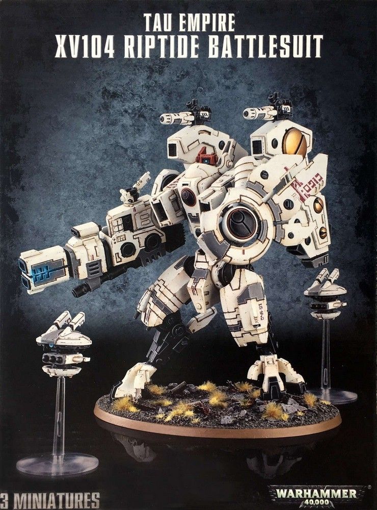 T'au Empire: XV104 Riptide Battlesuit
