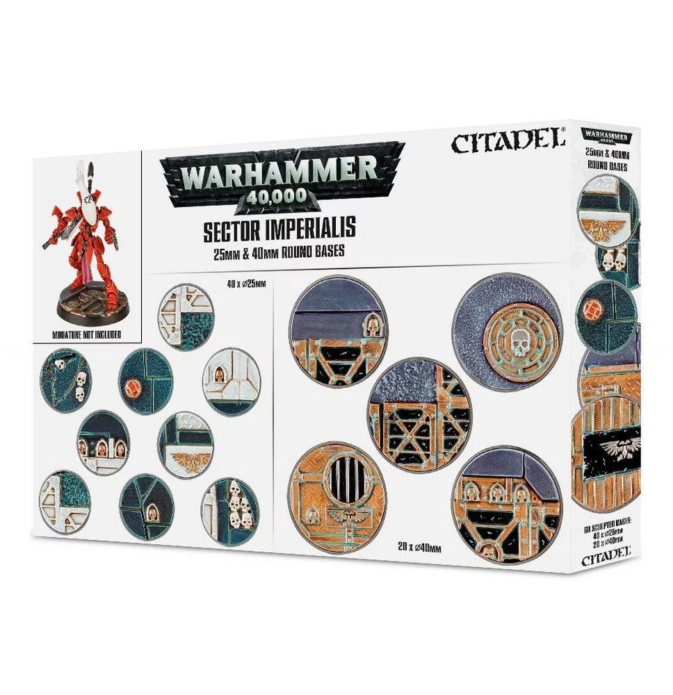 Sector Imperialis - 25mm - 40mm Round Bases