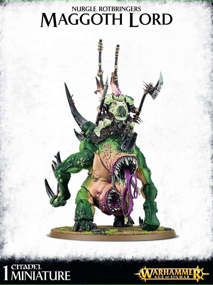 Nurgle Rotbringers Maggoth Lord / Orghotts Daemonspew