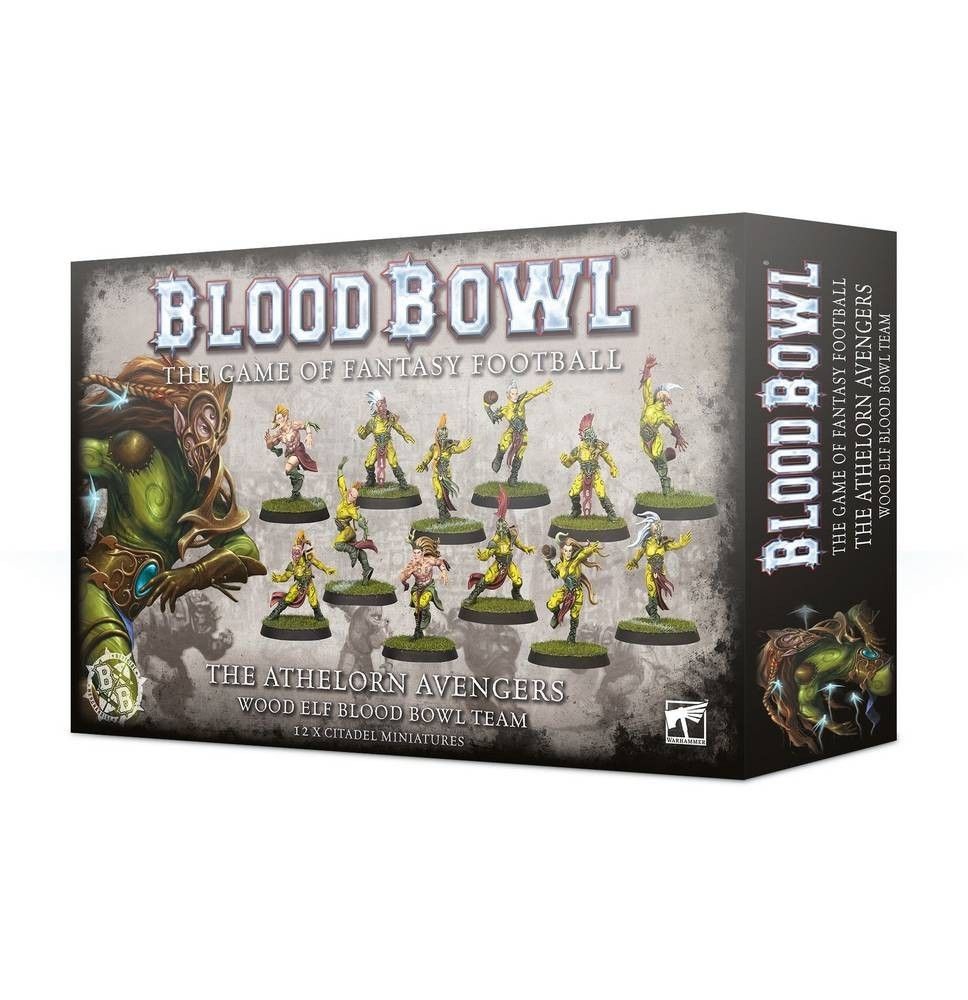 The Athelorn Avengers Wood Elf Blood Bowl Team