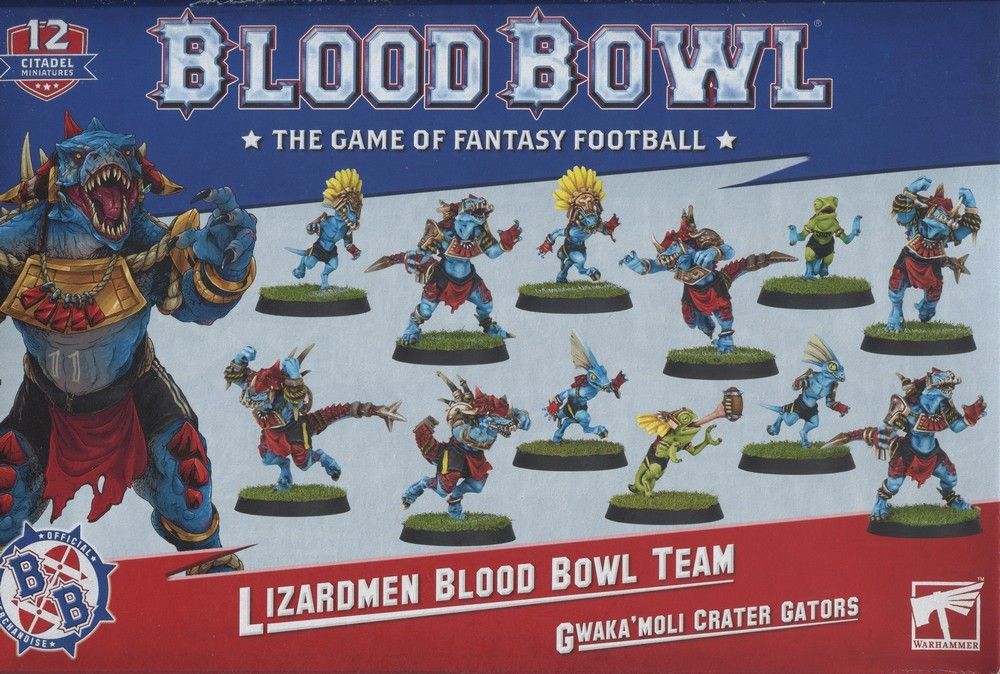Blood Bowl: Gwaka'Moli Crater Gators Lizardmen Team