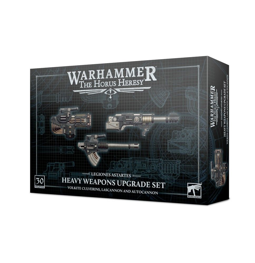 Legiones Astartes: Heavy Weapons Upgrade Set: Volkite Culverins, Lascannons, and Autocannons