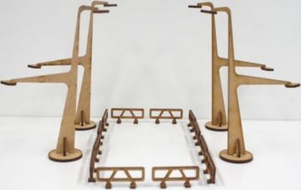 Industrial Lamps and Fences