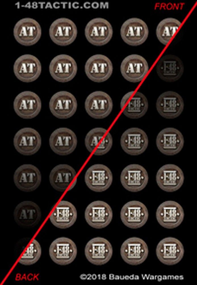 35 Action Tokens Punchboard