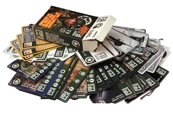 72 Cards Only - Faction Deck for US Infantry (No Miniatures)