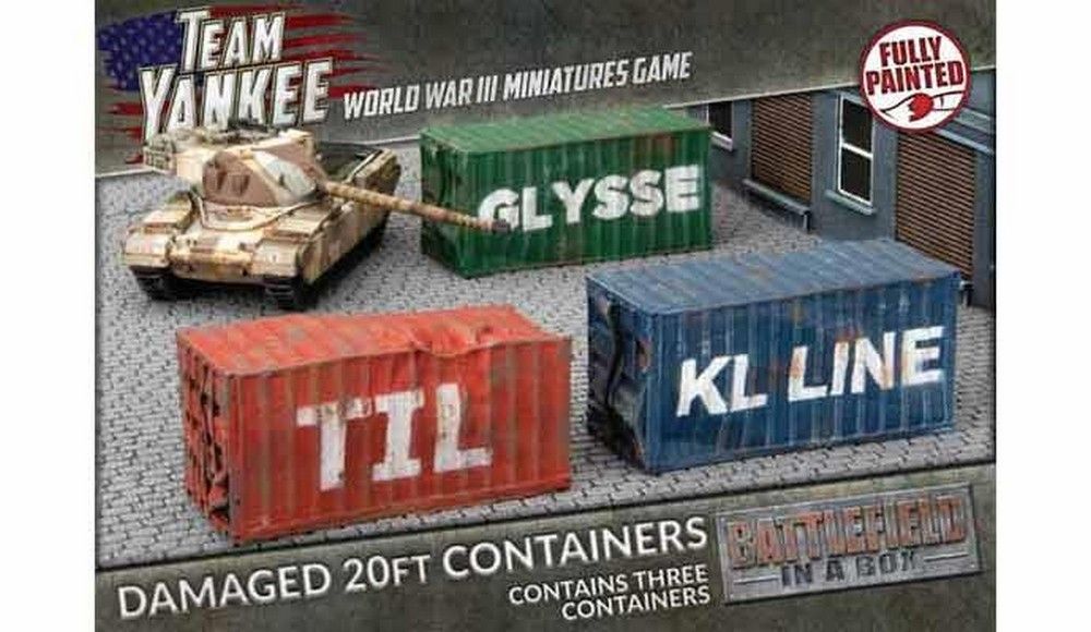 Modern: 20ft Shipping Containers - Damaged (x3)
