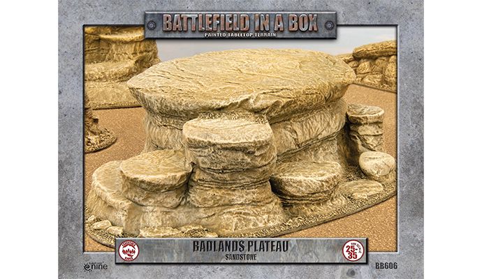 Badlands: Plateau - Sandstone (x1)Full Painted Terrain