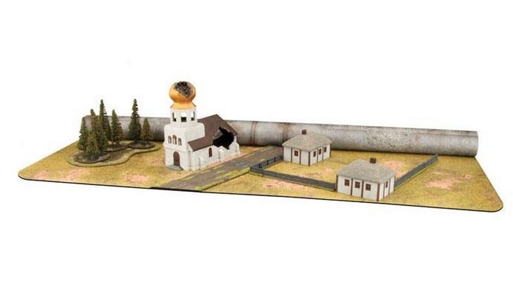 Gaming Mat - Brown / City