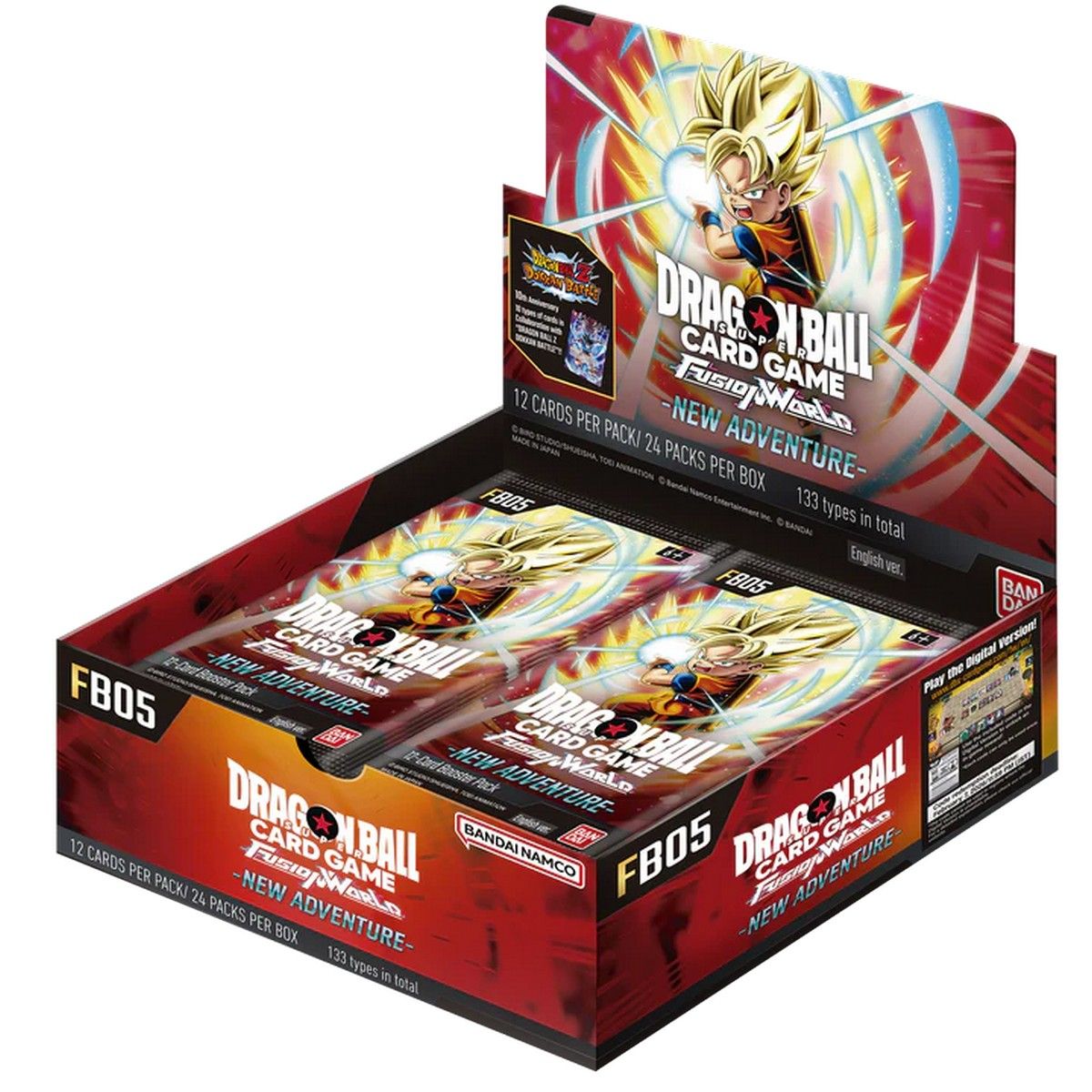 Dragon Ball Super CG: Fusion World New Adventure Booster Box (FB05)
