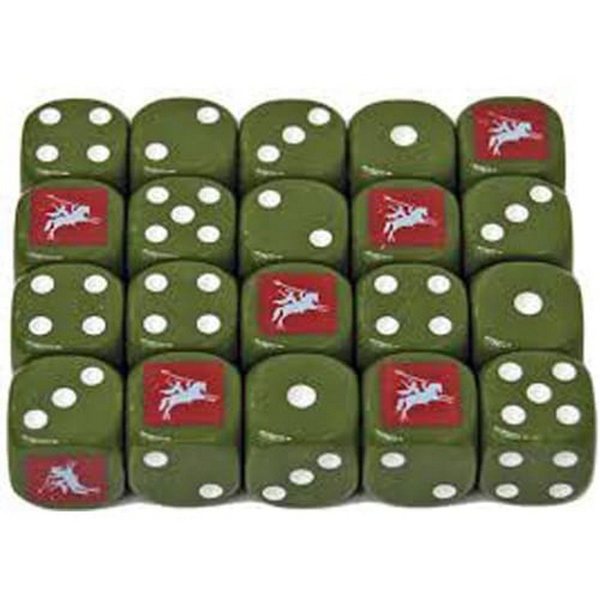 6th Airborne Division Dice Set (x20 Dice)