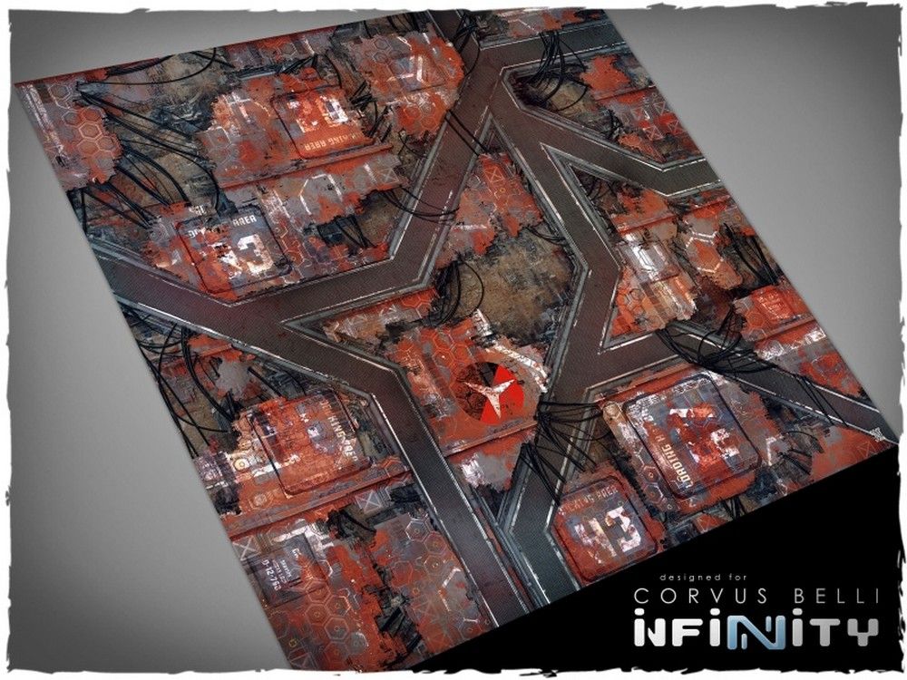 4ft x 4ft, Infinity Nomads Theme Mousepad Game Mat