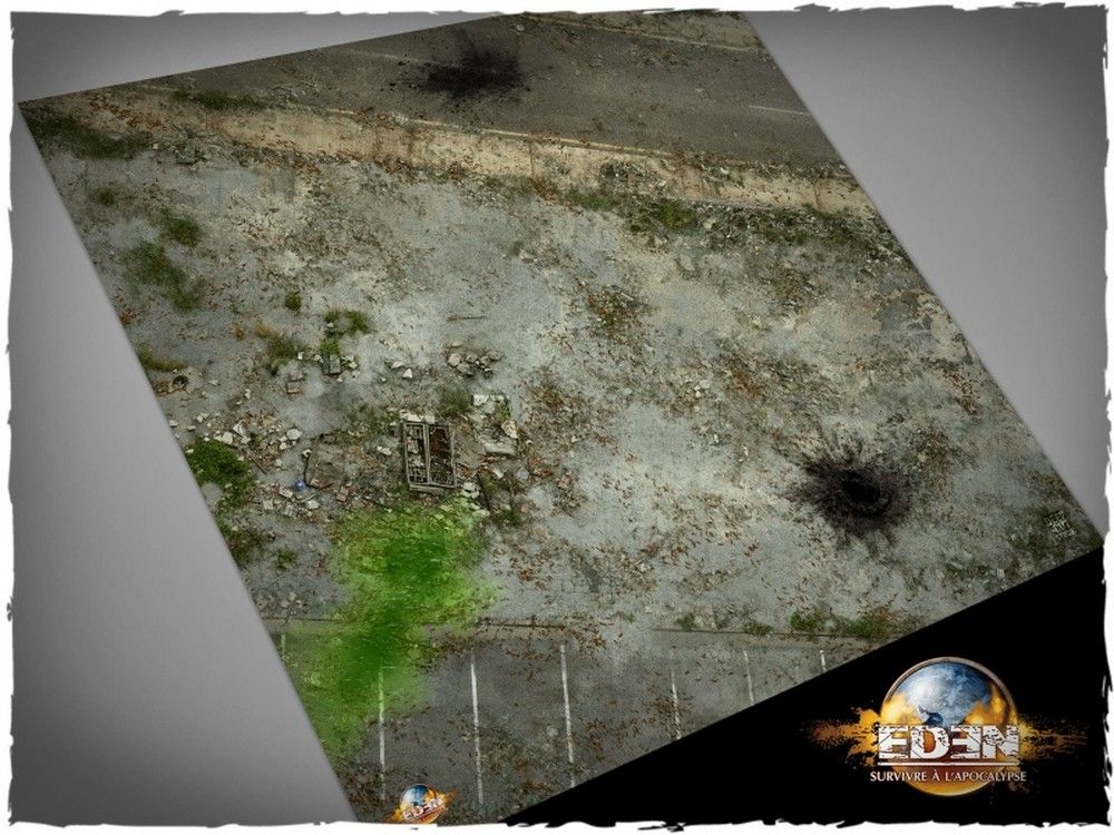 2ft x 2ft, Eden No.4 Theme Mousepad Games Mat
