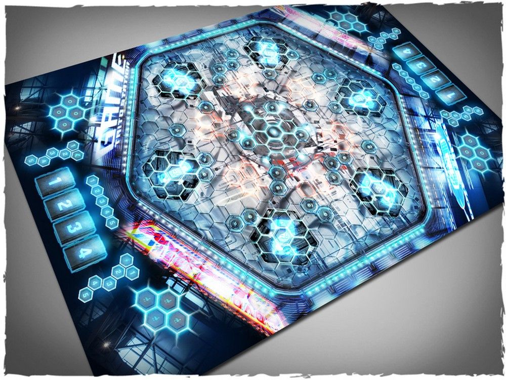3ft x 2ft, Aristeia Blue Arena No.1 Theme Mousepad Games Mat