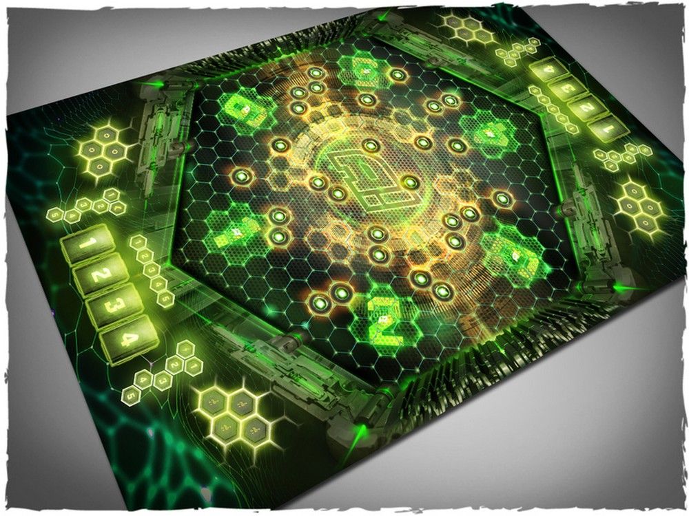 3ft x 2ft, Aristeia Green Arena No.2 Theme Mousepad Games Mat
