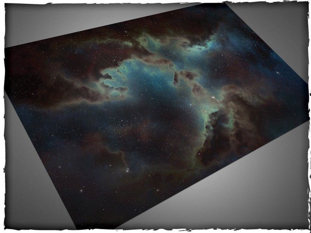 4ft x 6ft, Deep Space Theme Pvc Games Mat