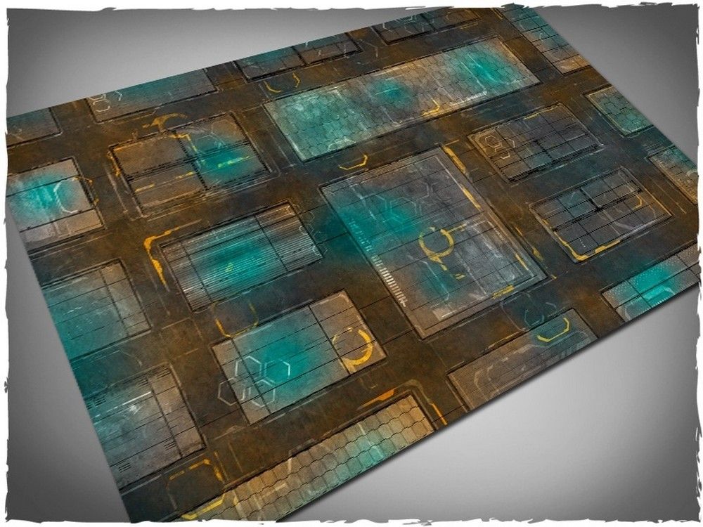 4ft x 6ft, Night Cityscape Theme PVC Game Mat