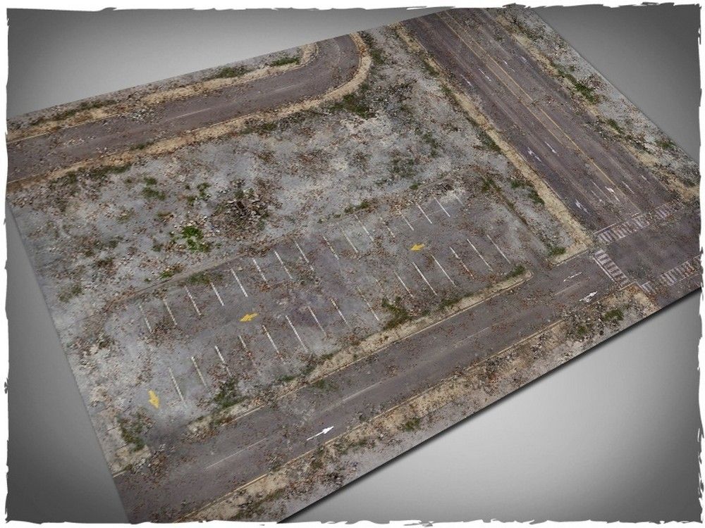 4ft x 6ft, Walking Dead City Theme PVC Game Mat