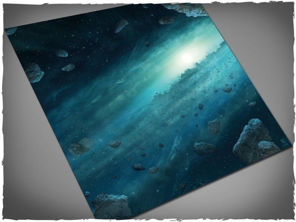 3ft x 3ft, Asteroid Field Theme Pvc Games Mat