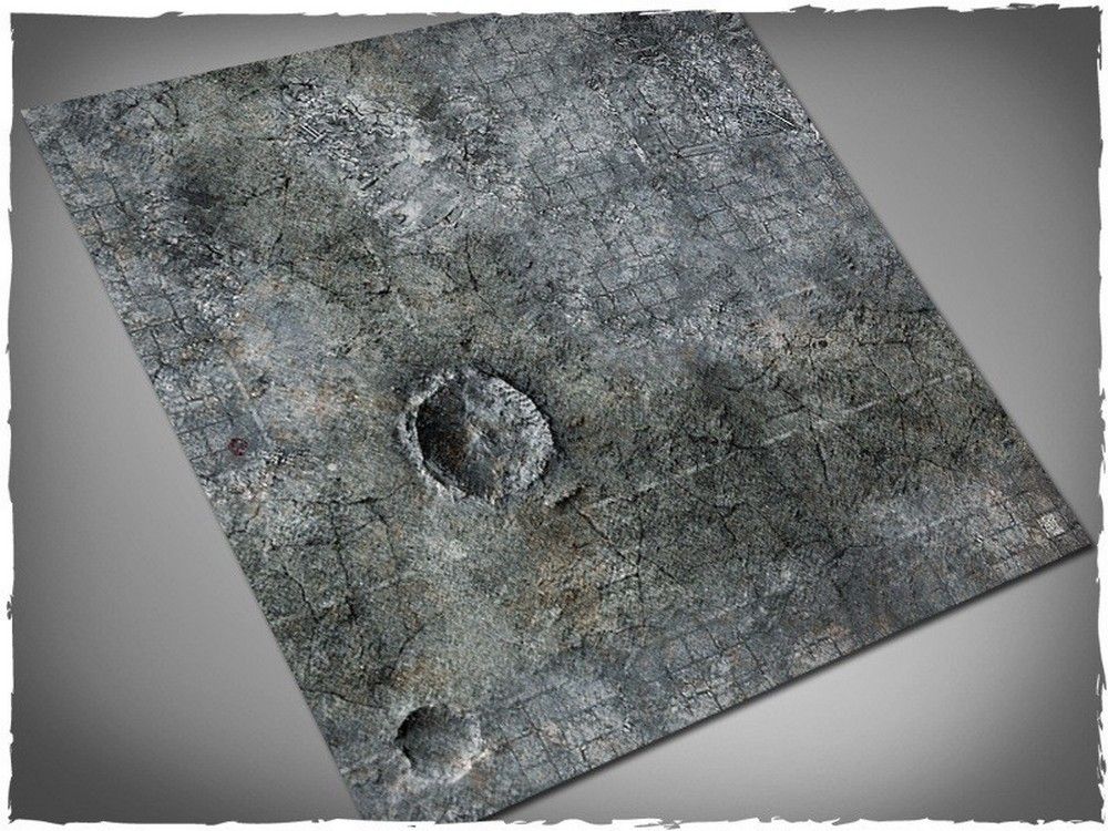 3ft x 3ft, City Ruins Theme Pvc Games Mat