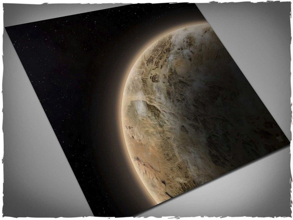 3ft x 3ft, Dunes Planet Theme PVC Games Mat