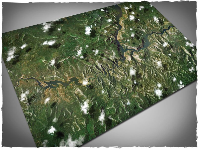 6ft x 4ft, MiG Alley Theme Cloth Games Mat