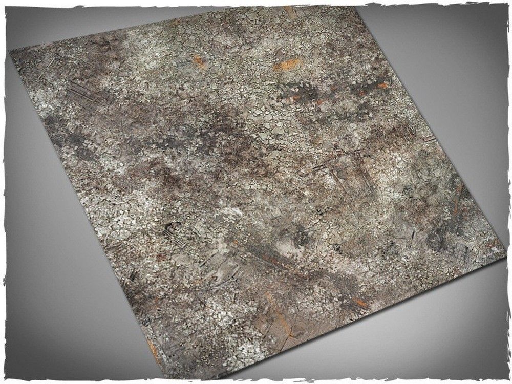 4ft x 4ft, Urban Ruins Theme Pvc Games Mat