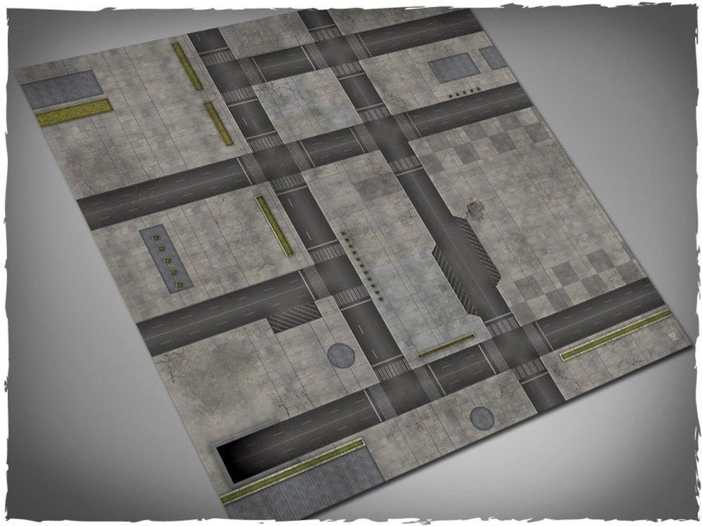 4ft x 4ft, Cityscape 1 Theme PVC Games Mat