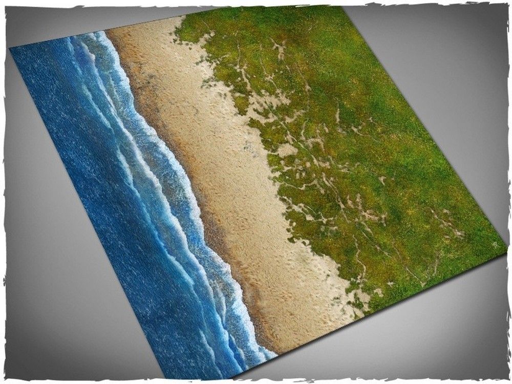 4ft x 4ft, Beach Theme PVC Games Mat