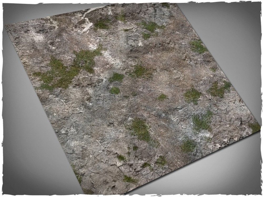 4ft x 4ft, Medieval Ruins Theme PVC Game Mat