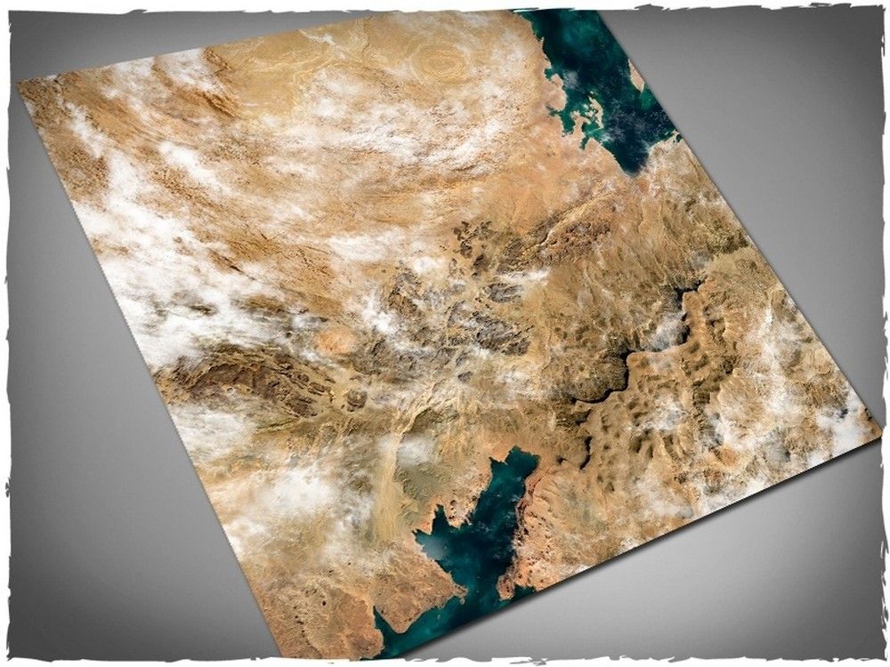 4ft x 4ft, Orbital Dunes Theme PVC Game Mat