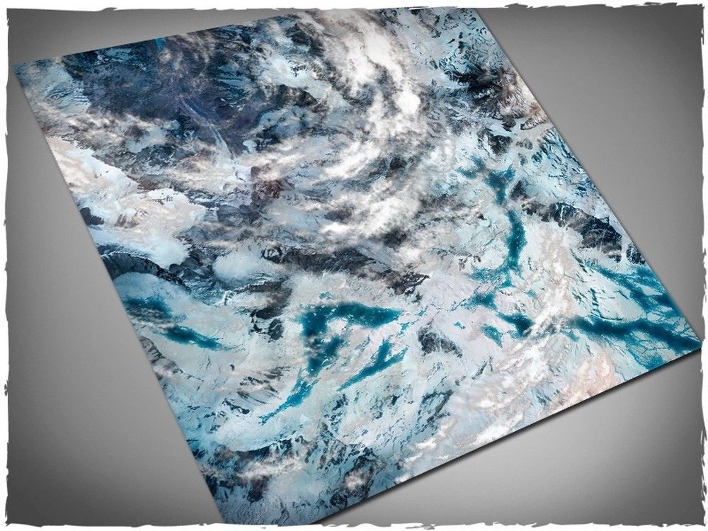 4ft x 4ft, Orbital Snowfields Theme PVC Game Mat