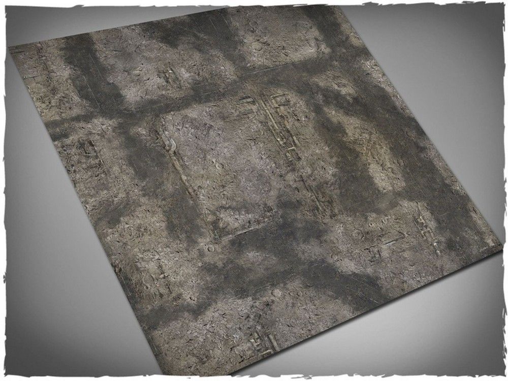 4ft x 4ft, Gothic Ruins PVC Game Mat 1