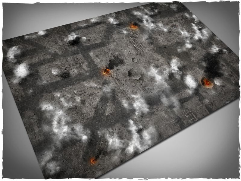 6ft x 4ft, Scorched Sky Theme PVC Games Mat