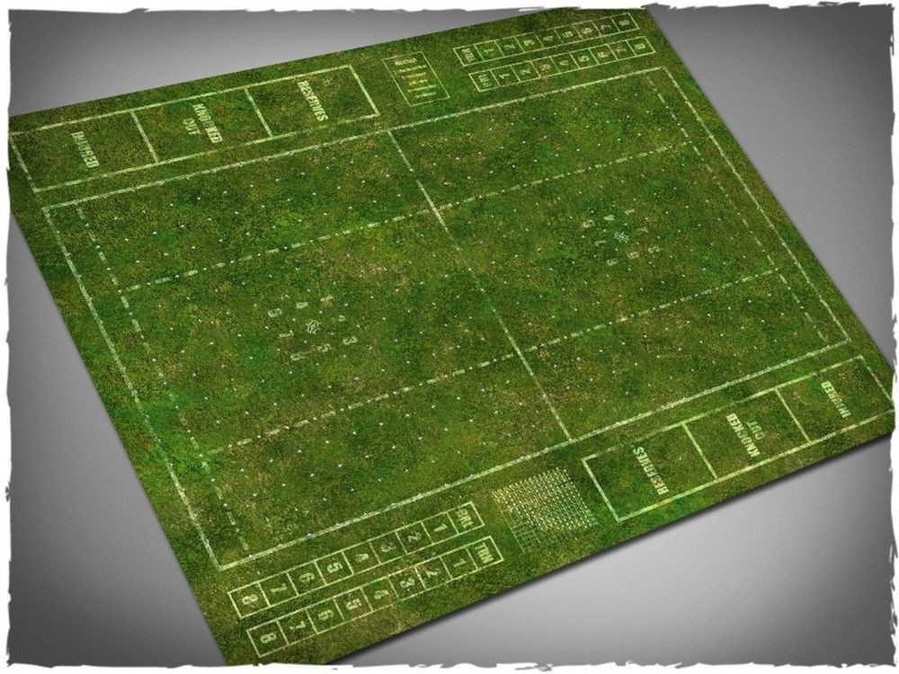 Blood Bowl Pitch, Grass Theme Pvc Games Mat