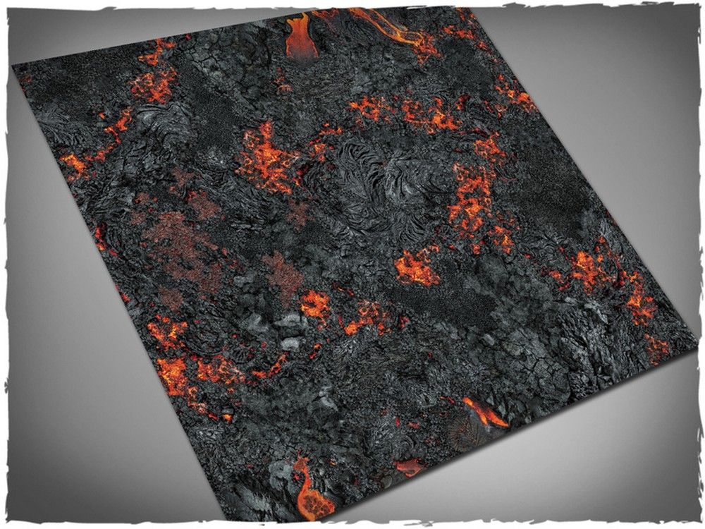 4ft x 4ft, Realm Of Fire Theme Mousepad Game Mat