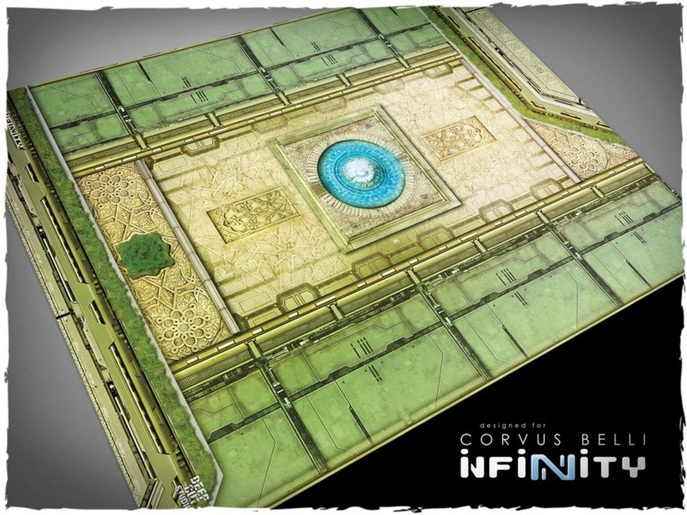 32in x 24in, Infinity - Haqqislam Theme Mousepad Games Mat