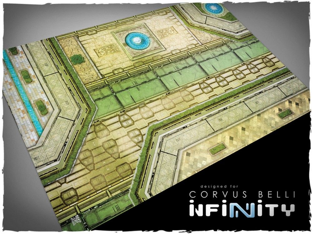 32in x 48in, Infinity - Haqqislam Theme Mousepad Games Mat